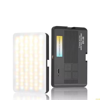 ✨ M140 LED Pocket Light – Mini Lumière RGB 🎨 pour Vlog & Photos 📸